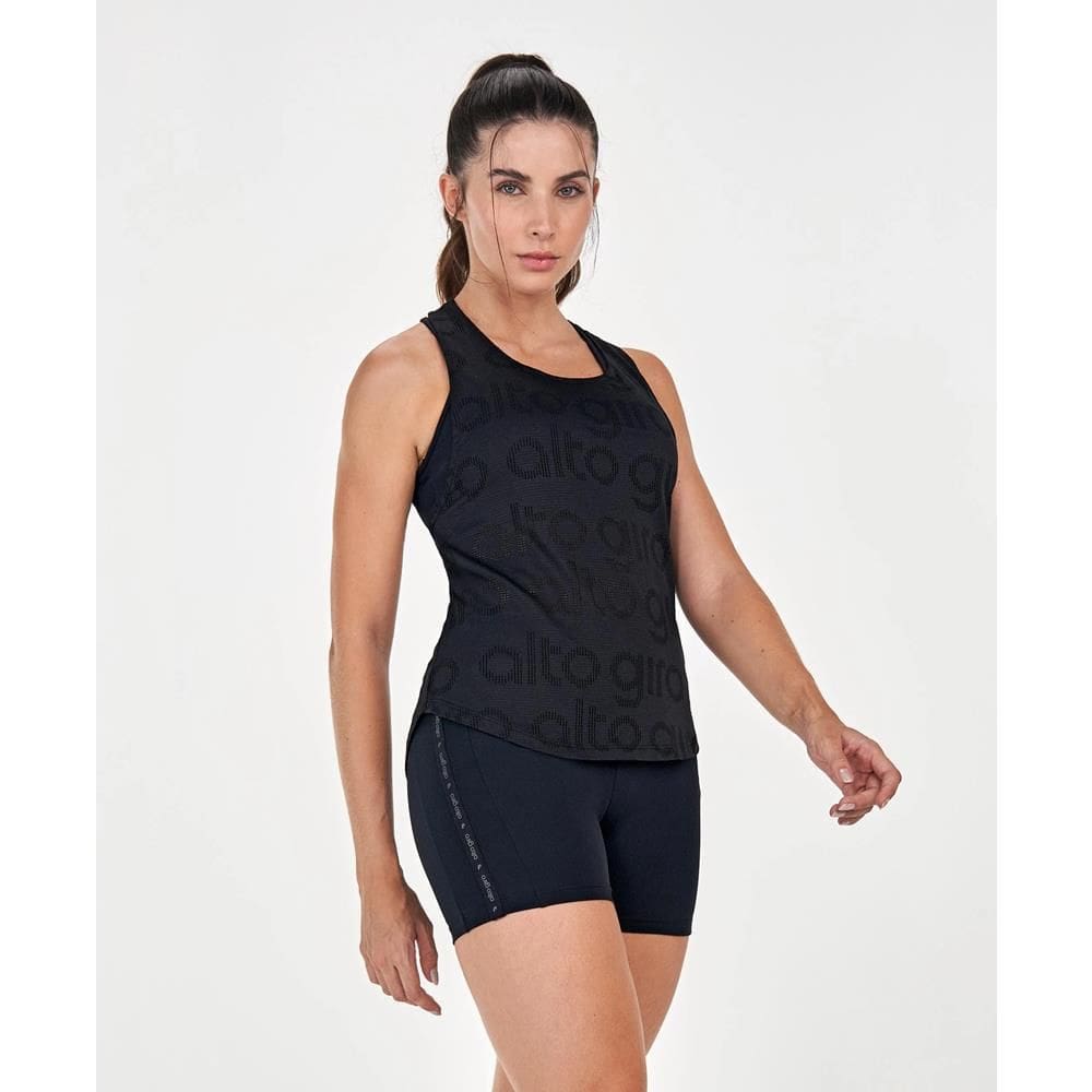 Regata Feminina Alto Giro Mesh Costas Nadador Fitness
