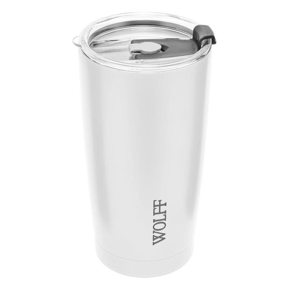 Copo Térmico De Aço Inox Parede Dupla Com Tampa 600ml ? Inox