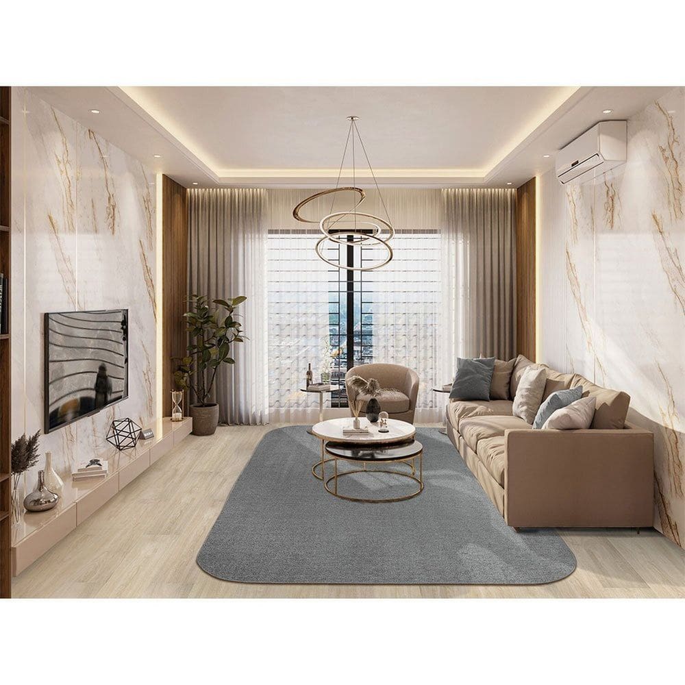 Tapete 200x300cm Elegant Organico Cantos Cinza