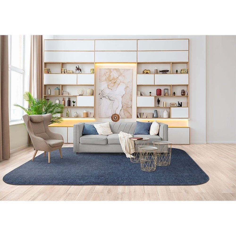 Tapete 200x300cm Elegant Organico Cantos Azul