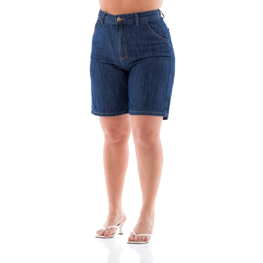 Jorts Jeans Feminino Arauto Mom Premium Denim