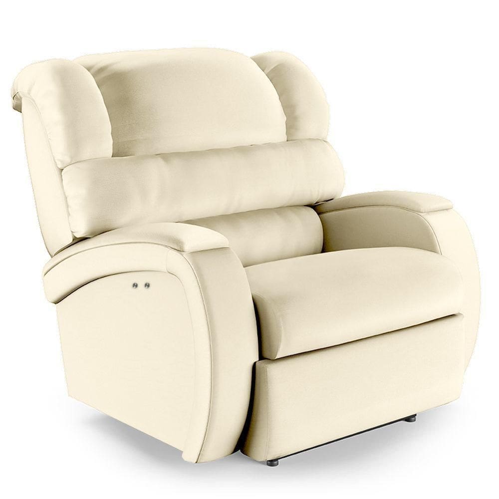 Poltrona Do Papai Reclinável Napoli Power Touch Massagem Pu Fh1 Bege