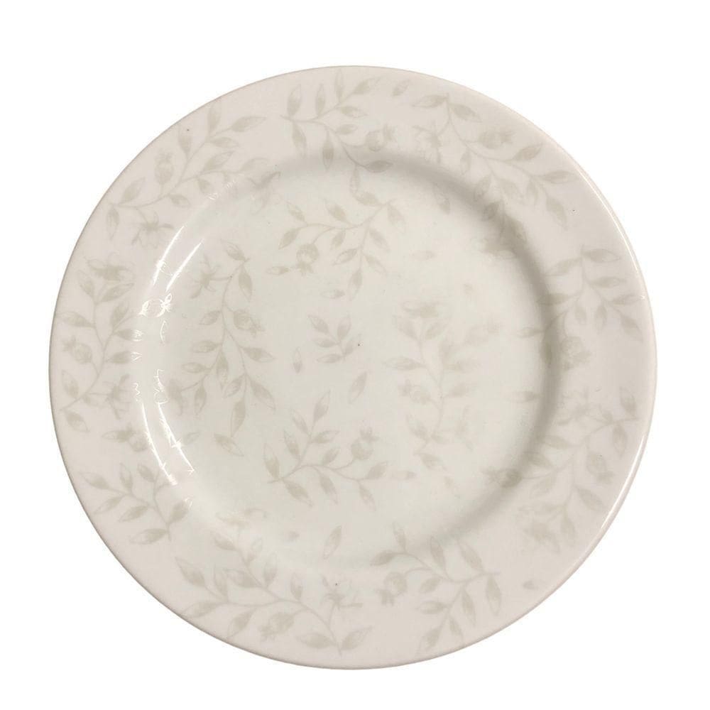 Prato De Sobremesa De Porcelana 19cm Voyage Schmidt