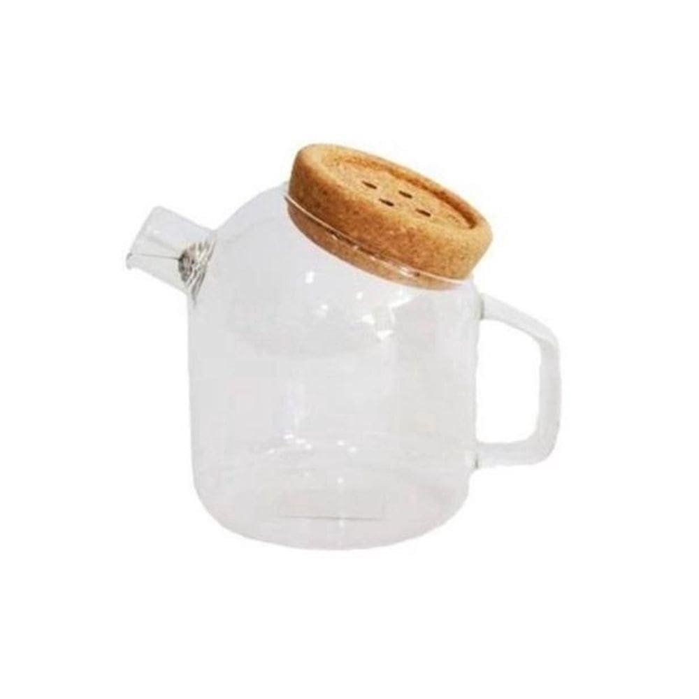 Jarra De Vidro Borrossilicato Tampa Cortiça 800ml
