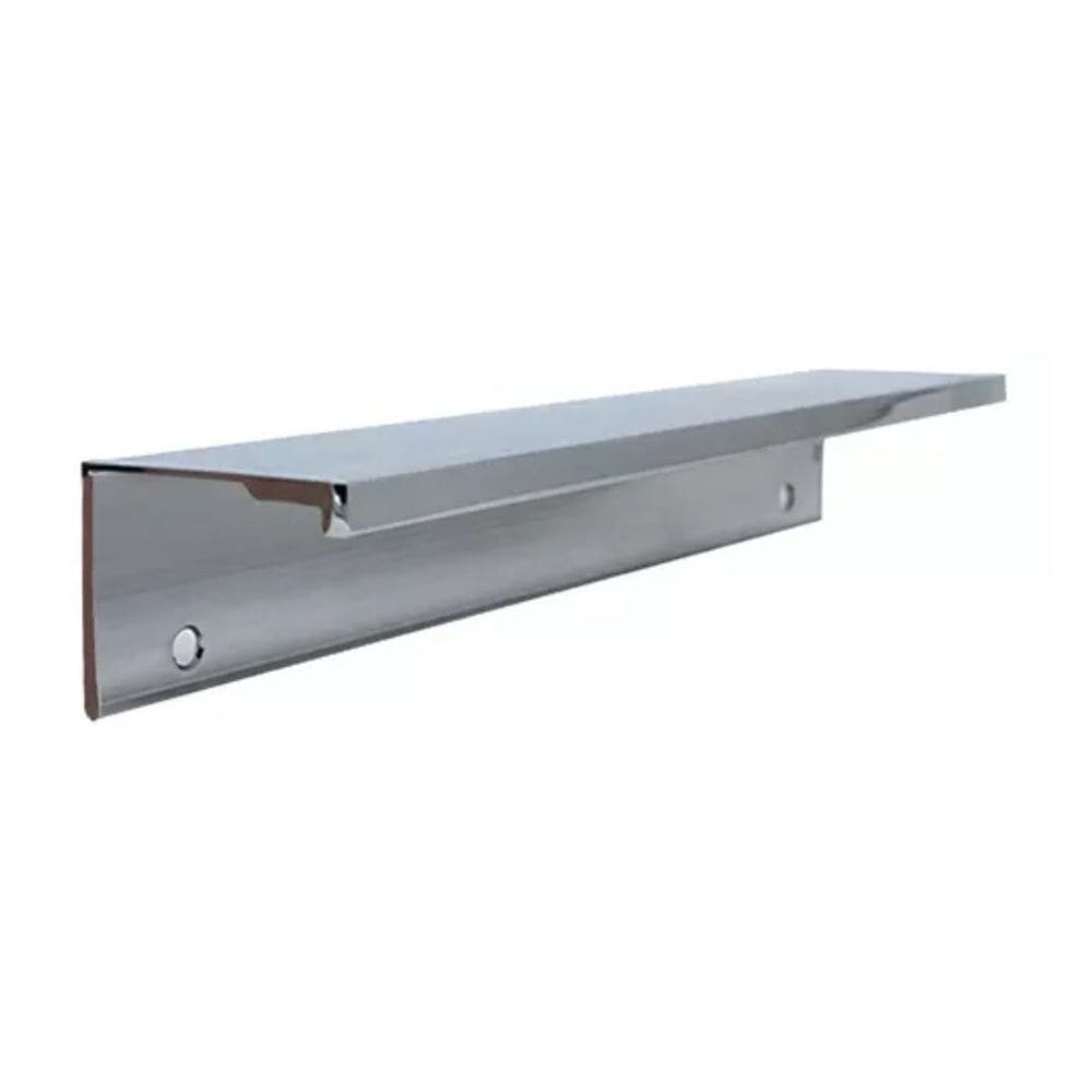Puxador Para Móveis Sottile 160 Mm Zen Cromado Sobrepor Para Mdf 18 Mm