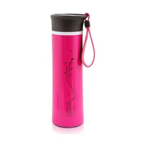 Garrafa Com Alça Lateral 350ml Jacki Design Fúcsia