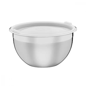 Recipiente Tramontina Cucina Em Aço Inox Com Tampa Plastica Preparar E Servir 28 Cm 8,3 L