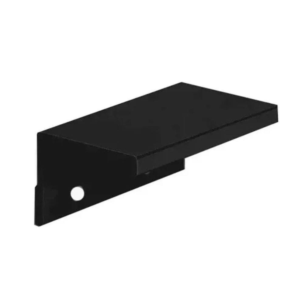 Puxador Para Móveis Sottile 32 Mm Zen Preto Sobrepor Para Mdf 18Mm