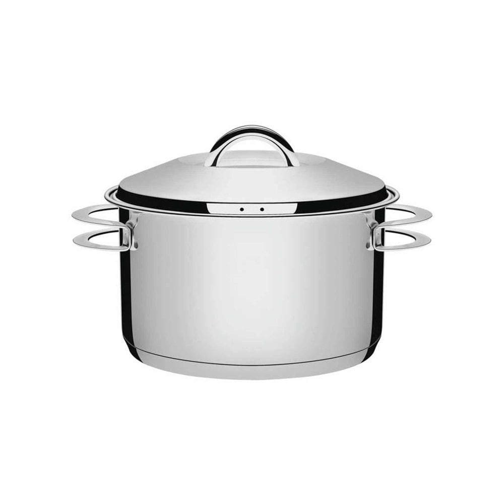 Caçarola Tramontina Solar Funda Em Aço Inox Fundo Triplo Com Tampa E Alças 24 Cm 6,1 L Tramontina