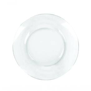 Kit Jogo Prato Fundo Sopa Transparente 10 Peças 22,5cm