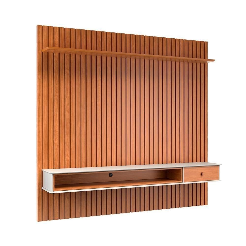 Home Ripado Para Tv 65 Polegadas Estoril Off White Nature