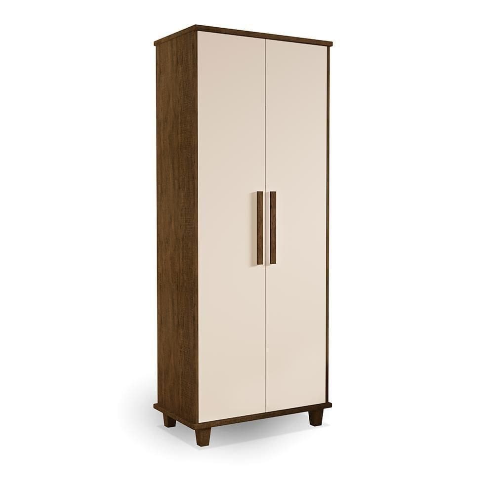 Armário Organizador 2 Portas Lens Malbec Off White