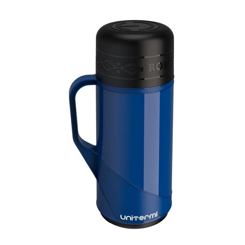 Garrafa Térmica De Mesa Roma Tradição Azul 1L Chá Chimarrão