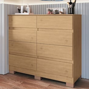 Cômoda 8 Gavetas Lara 108cm X 97cm X 45,3cm Angelin