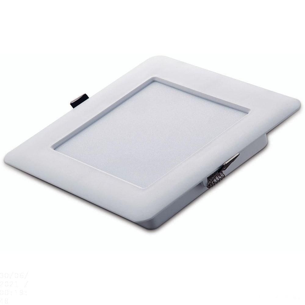 Plafon Led Tramontina Quadrado De Embutir Slim 1500 Lm 18 W Bivolt 4000 K Luz Neutra Tramontina