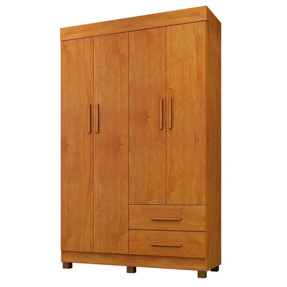 Guarda Roupa Copacabana New 4 Portas 2 Gavetas Benetil Móveis Cinamomo