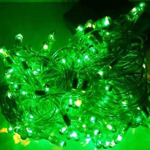 Pisca Cordão De Luz Fio De Luzes Led Verde 10 Metros 220v