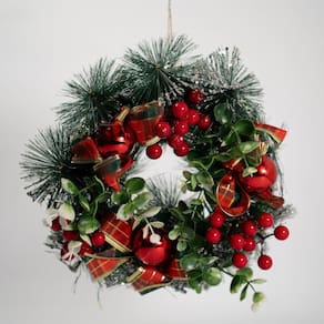Guirlanda Natalina Enfeite Natal De Porta 23cm