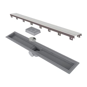 Ralo Linear Elleve Smart Seco 261 70cm Com Tampa Inox Inox 261