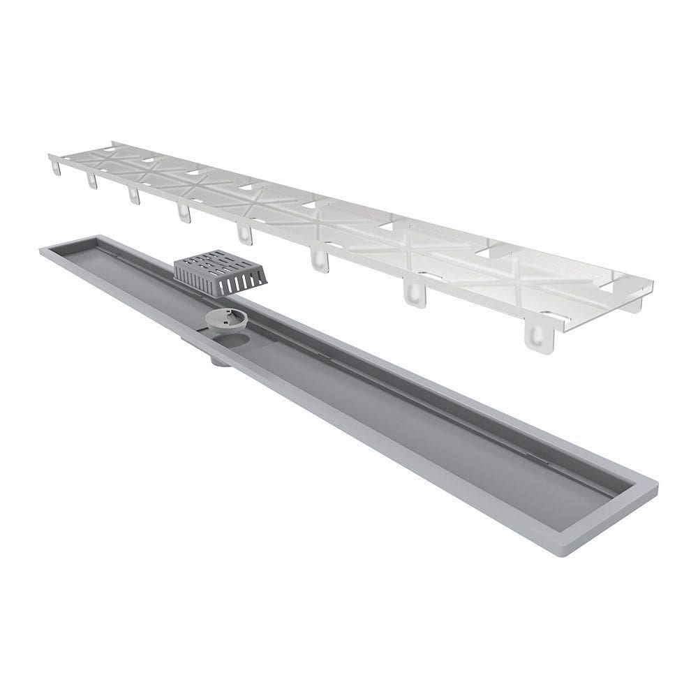 Ralo Linear Elleve Royal 132 90cm Com Tampa Oculta 132