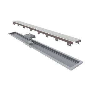 Ralo Linear Elleve Royal 8604 70cm Com Tampa Inox Inox 8604