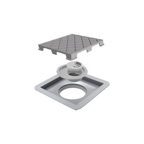 Ralo Linear Novii Seco Quadrado 4665 15x15 Com Tampa Oculta