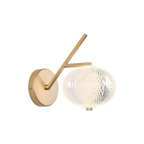 Arandela Nordecor Luse 7w Led Bivolt Ouro Champagne
