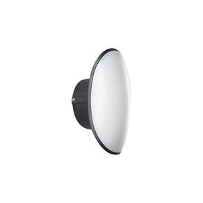 Arandela Nordecor Pako Redonda 2w+5w Led Bivolt Preto 3000k Luz Amarela 2852