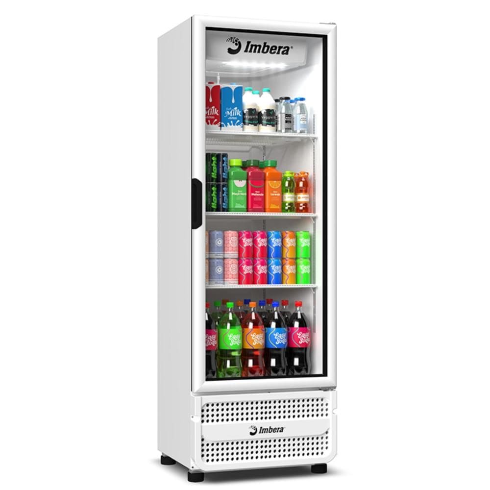Expositor Vertical Vrs16 Branco 453L Inverter Bivolt Imbera