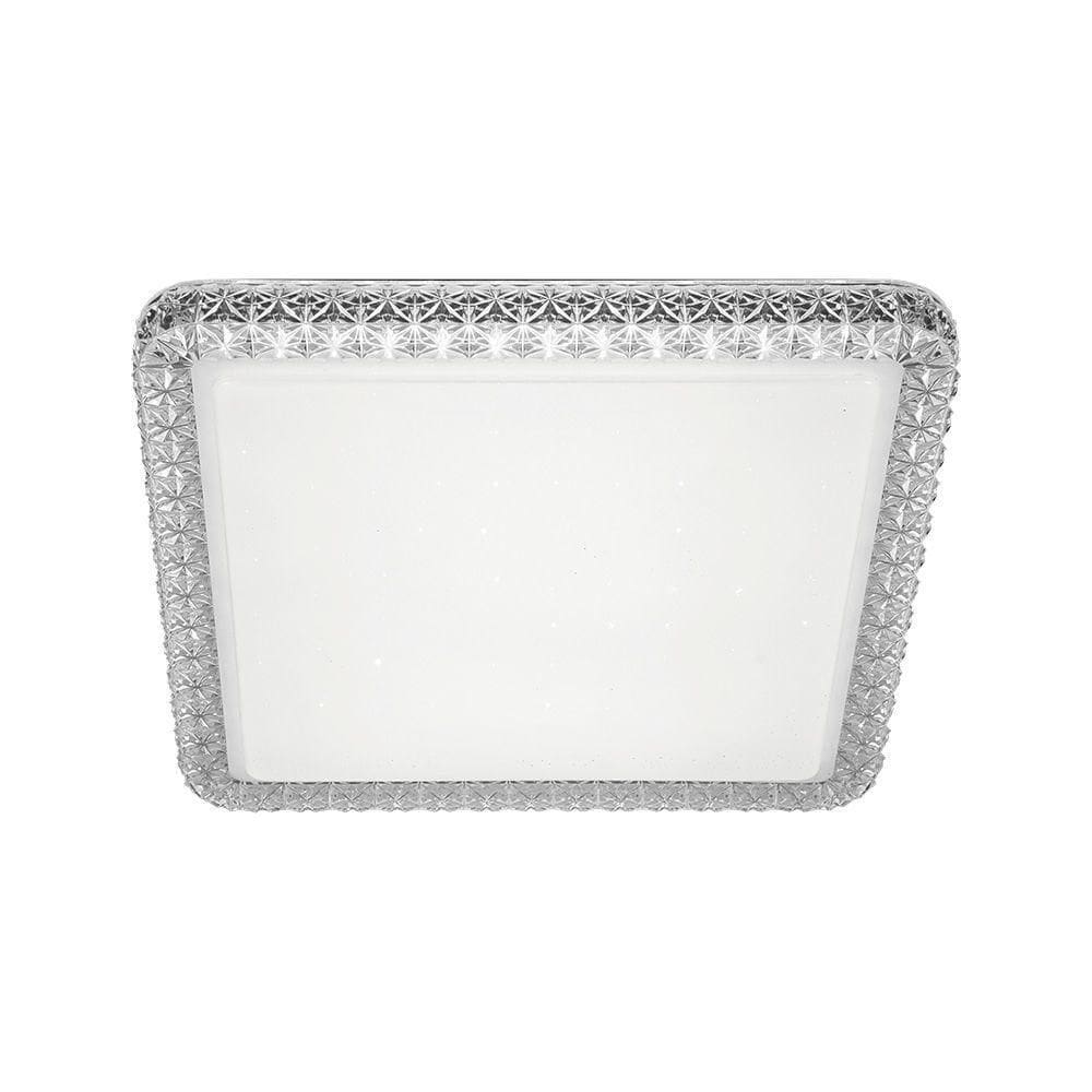 Plafon Led Blumenau Shine Liso De Sobrepor Com Ajuste De Cor 24w Bivolt Translúcido