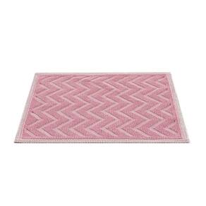 Tapete De Banheiro Natur 12 Rosa 0,50x0,80m - Edantex