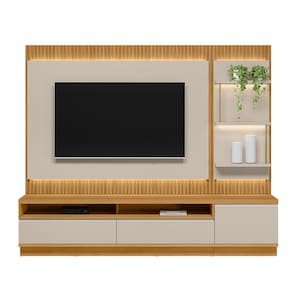 Rack com Painel Ripado 1 Módulo Lateral