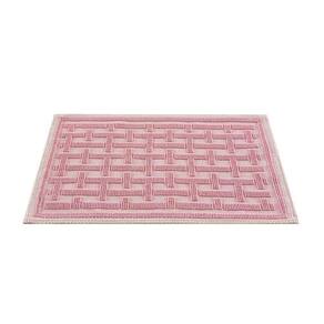 Tapete De Banheiro Natur 05 Rosa 0,50x0,80m - Edantex