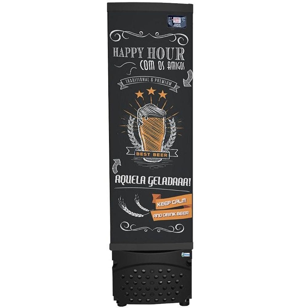 Cervejeira Imbera 244 Litros Happy Hour Preto CCV144-127V