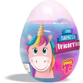 Ovo Unicórnio Slime + Surpresa Gelelé