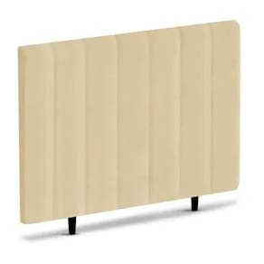 Cabeceira Castor Casal Revollution Bege 138cm