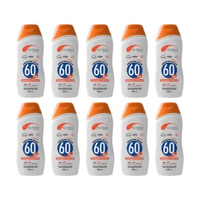 Kit com 10 Protetor Solar Fps 60 UVA 120 ml Bisnaga Nutriex - 60962
