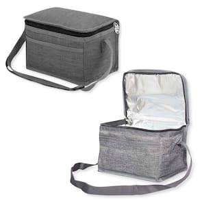 Bolsa Térmica 4 L Porta Marmita Fitness Bebidas Cor:cinza