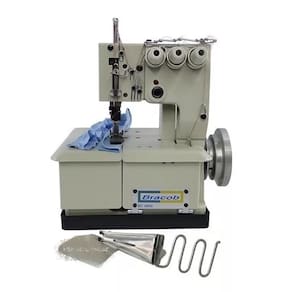 Maquina Costura Galoneira 3 Agulhas220v + Kit 16 Acessórios
