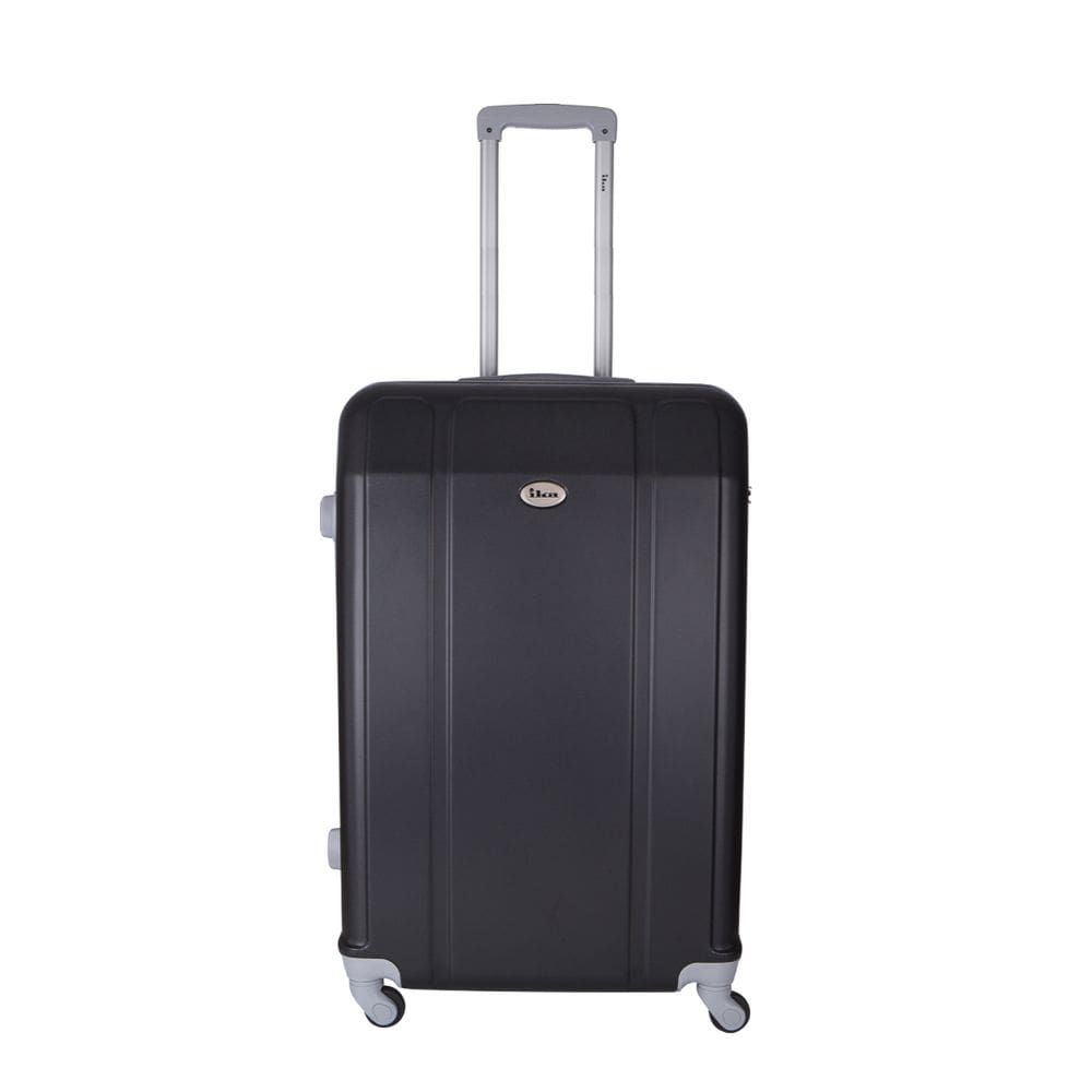 Mala de Bordo Pequena para Viagem Continental em Abs, Cadeado Embutido, Rodas Giro 360 Ika Preta