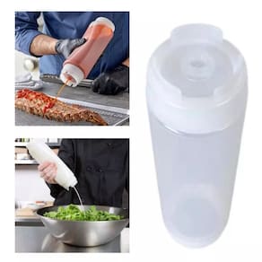 Bisnaga Invertida Profissional 500ml - Molho Calda Tempero (Ideal para Foodtruck e Lanchonetes)