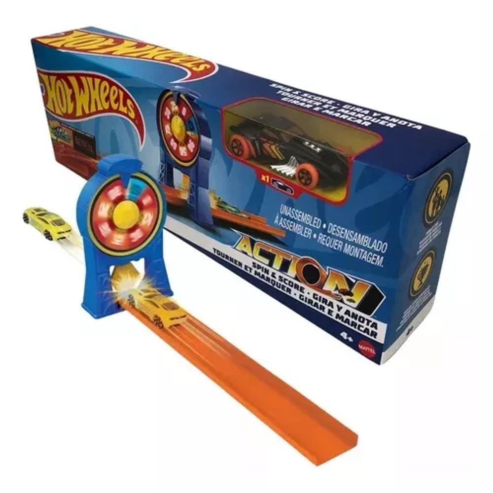 Pista Hot Wheels Spin & Score - Girar E Marcar - Mattel