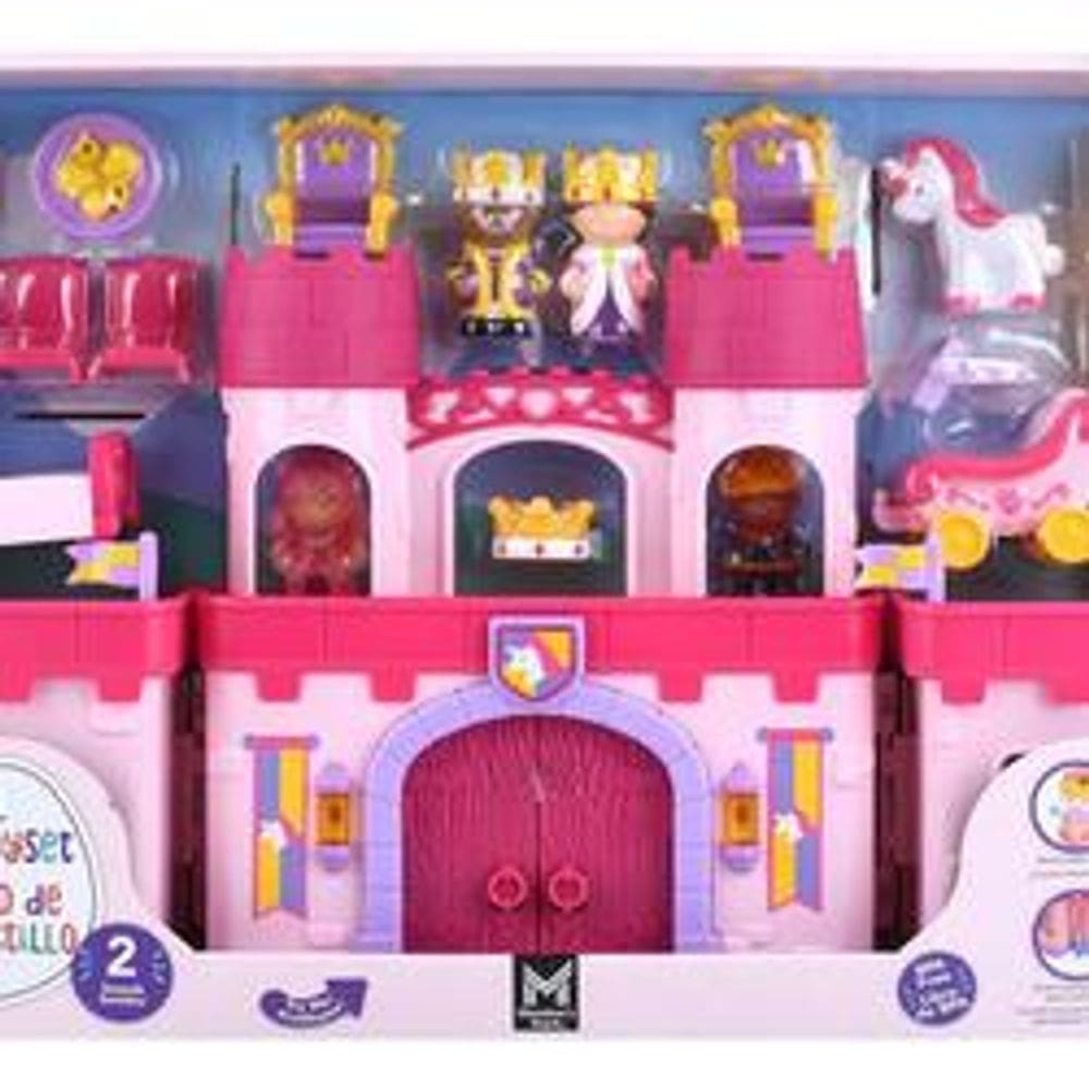 Castelo Mágico Infantil 16 Peças Com Som Reino De Brinquedo