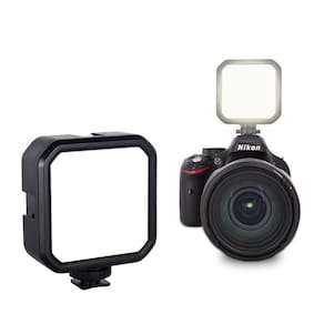 Iluminador 62 Leds 5W Recarregável P/Câmera Dslr Canon, Sony