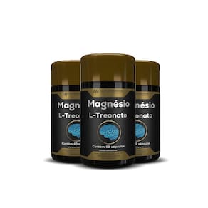 3X Magnesio Treonato 60Caps Hf Suplementos