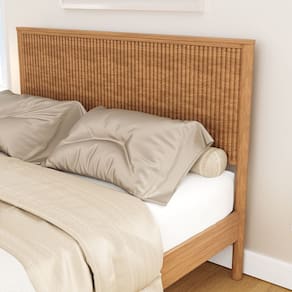 Cabeceira para Cama Casal Oiti Cabecasa Madeiramadeira Marrom