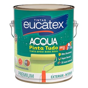Tinta Epóxi Base Água Branco 3,6L Eucatex Premium