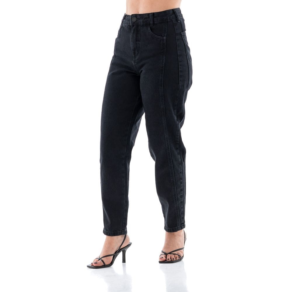 Calça Jeans Feminina Arauto Barrel Black Eco Cycle Recycle