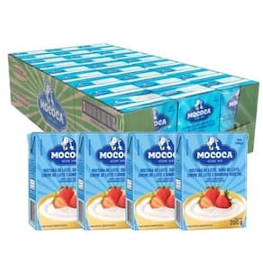 Creme De Leite Mistura De Leite Mococa 200G Caixa Com 27 Un