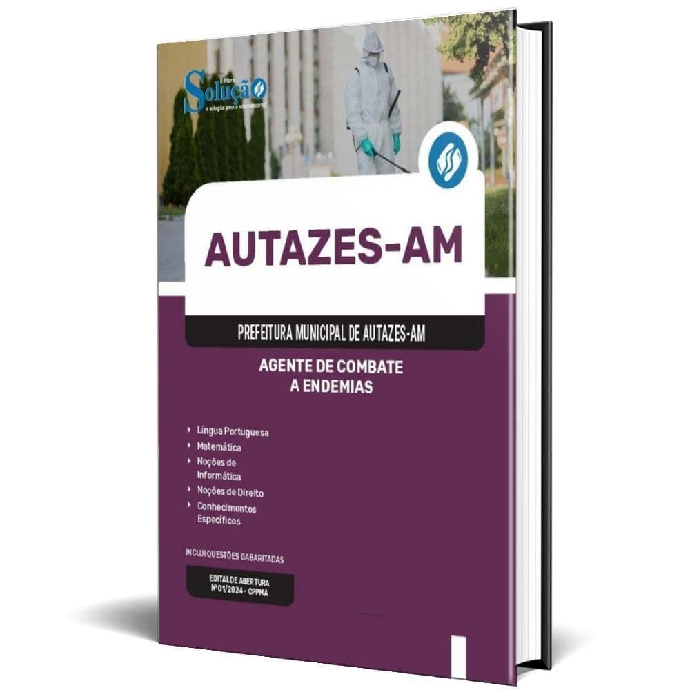Apostila Prefeitura Autazes Am 2024 Agente Combate A
